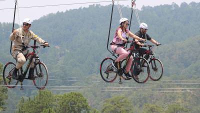 Más de 4 millones de lempiras costó a la alcaldía de Santa Rosa de Copán el Bici Canopy “La Hondura”.