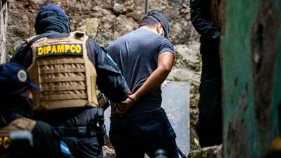 Agentes de la Dipampco detienen a un hondureño | Fotografía de archivo