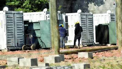 En la subestación San Isidro de La Ceiba se están instalando una parte de los 40 megas.