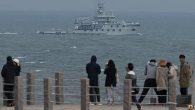 China realiza maniobras con barcos y aviones de guerra en los alrededores de Taiwán.