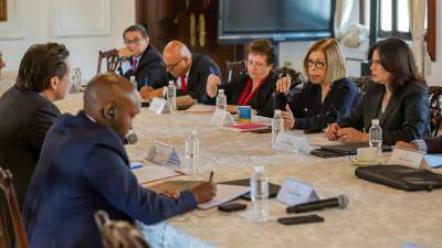 La delegación del FMI se reunió con integrantes del gabinete económico de Honduras.