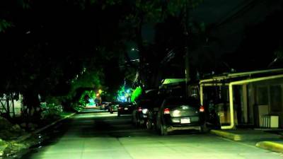 <b><span class=mln_uppercase_mln>Oscuridad.</span></b> Las calles de San Pedro carecen de iluminación.