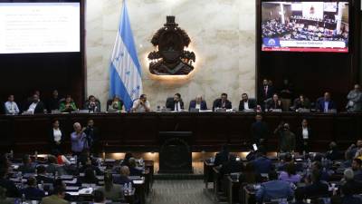 Foto de una sesión del Congreso Nacional.
