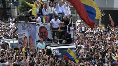 María Corina Machado y Edmundo González convocaron a una masiva manifestación en Caracas.