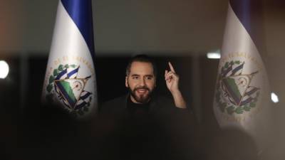 El presidente de El Salvador, Nayib Bukele.