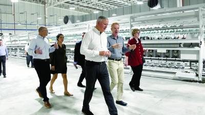 <b>Funcionarios de EE UU recorrieron inversiones en maquila y se reunieron con líderes empresariales.</b>