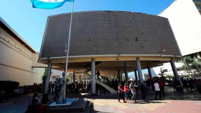 Fachada del Congreso Nacional de Honduras en Tegucigalpa.
