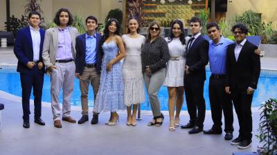 Los estudiantes de último año de la Escuela EuropaSchule.