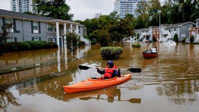 Este es el panorama desolador con el que amaneció el sureste de Estados Unidos tras la llegada anoche del potente huracán Helene a la costa noroeste de Florida.