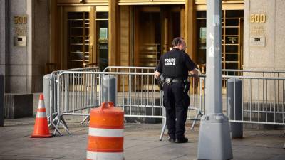 Palacio de Justicia de Estados Unidos Daniel Patrick Moynihan en el 500 Pearl Street de Nueva York, Estados Unidos.