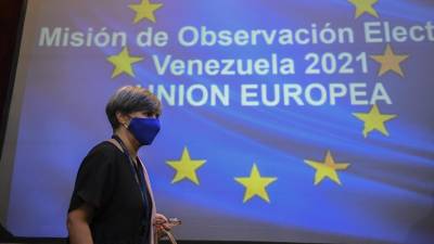 Los observadores de la misión de la UE brindaron su reporte tras las comicios regionales en Venezuela.