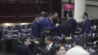 Imagen de archivo de diputados del Partido Nacional en Tegucigalpa (Honduras).