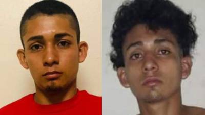 Cristian Agustín Chicas Enríquez y José Elvin López Dubón.