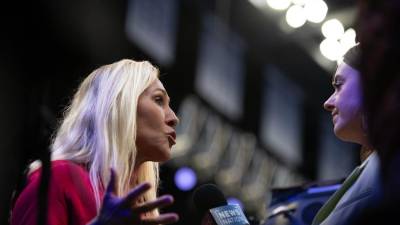 La congresista republicana, Marjorie Taylor Greene.