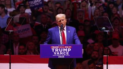 El expresidente estadounidense y candidato republicano Donald Trump.