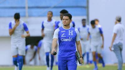 Luis Alvarado, entrenador de la Selección Sub-20 de Honduras.