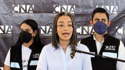 Gabriela Castellanos, directora del Consejo Nacional Anticorrupción (CNA). Fotografía de archivo: La Prensa.