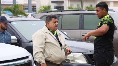 Samuel García, presidente del Olancho FC, presente en el partido ante el Olimpia.