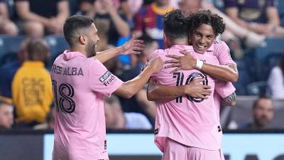 David Ruiz anotó uno de los tantos del Inter Miami en la goleada del Philadelphia Union por las semifinales de la Leagues Cup.