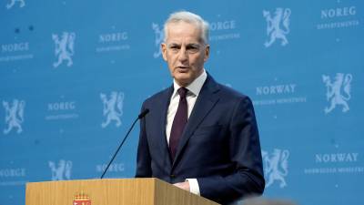 El primer ministro de Noruega, Jonas Gahr Store, anunció este miércoles el reconocimiento de su país a Palestina como estado.