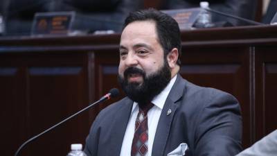 Luis Redondo, presidente del congreso hondureño durante una sesión en 2022.