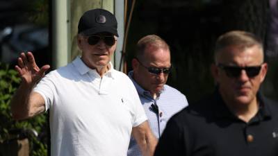 Biden descansa este fin de semana en su residencia de Delaware.