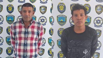 Los detenidos fueron presentados por la Policía.