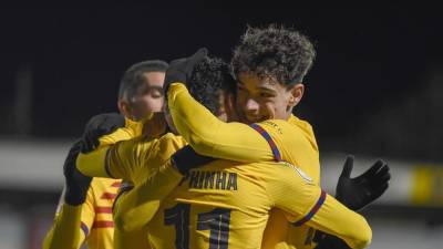 El Barcelona avanza a la siguiente ronda de la Copa del Rey tras vencer 2-3 al Barbastro.