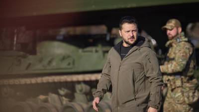 Zelenski realizó una visita a las tropas ucranianas el fin de semana.