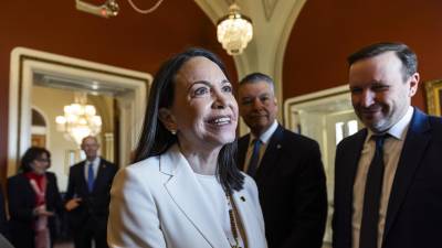 María Corina Machado agregó que le aseguró a Trump que hoy más del 90% de los venezolanos queremos lo mismo, queremos vivir con libertad, con dignidad, con justicia.