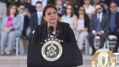 La presidenta de Honduras, Xiomara Castro.