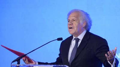 El secretario general de la Organización de los Estados Americanos (OEA), Luis Almagro, en Washington (Estados Unidos).