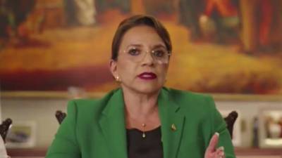 La presidenta de Honduras, Xiomara Castro.