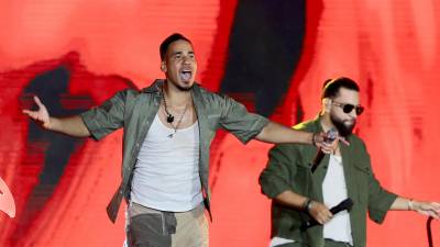 Romeo Santos enloqueció a sus fans con sus icónicas canciones junto a la agrupación Aventura.