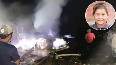 La casa en la que vivía Yeison Ariel Membreño quedó destruida por las llamas.