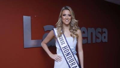 Miss Universo Honduras, Rebeca Rodríguez visitó Diario La Prensa el Viernes 1 de junio.