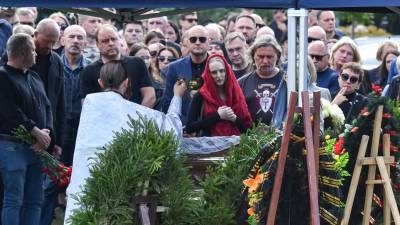 Prigozhin fue sepultado este martes en San Petersburgo.