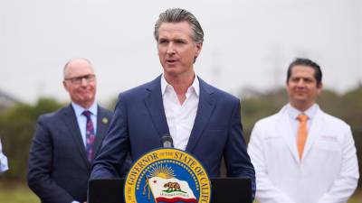 El gobernador de California, Gavin Newsom.