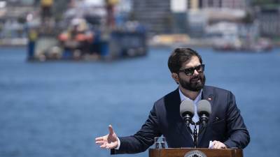 El presidente de Chile, Gabriel Boric.