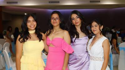 María Fernanda Paredes, Gisselle Padilla, Aby Acevedo y Jimena Fernández