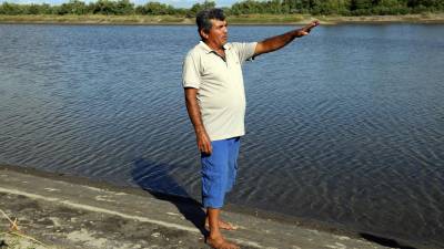 Pequeño productor hondureño en Marcovia.