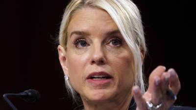 La fiscal general, Pam Bondi, que ha sido destituida de su cargo por el presidente estadounidense, Donald Trump. EFE