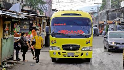 <b><span class=mln_uppercase_mln>Sector.</span></b> En San Pedro Sula el parque vehicular es de más de 360,000 carros y motos y hay 1,500 buses urbanos.<span class=mln_uppercase_mln> Foto: Melvin Cubas.</span>