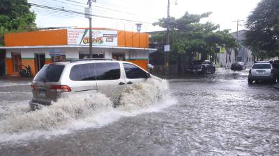 En los últimos días ha llovido fuerte en San Pedro Sula, al norte de Honduras.