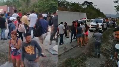 Los vecinos acudieron a auxiliar los heridos.