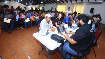 El salón de Injupemp lució abarrotado.