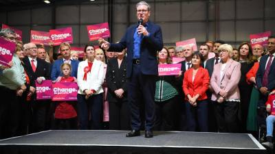 Keir Starmer, líder del Partido Laborista, será el nuevo primer ministro británico.