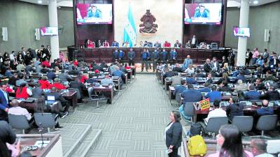Una asamblea ordinaria en el Congreso Nacional de Honduras.