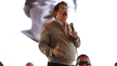 El expresidente de Honduras Manuel Zelaya..