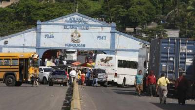 Frontera El Amatillo en el sur de Honduras.